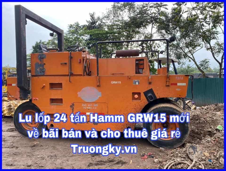 Lu lốp 24 tấn Hamm GRW 15 (SOLD)