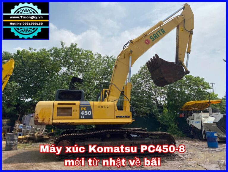 Máy xúc đào Komatsu PC450-8 Đã về bãi