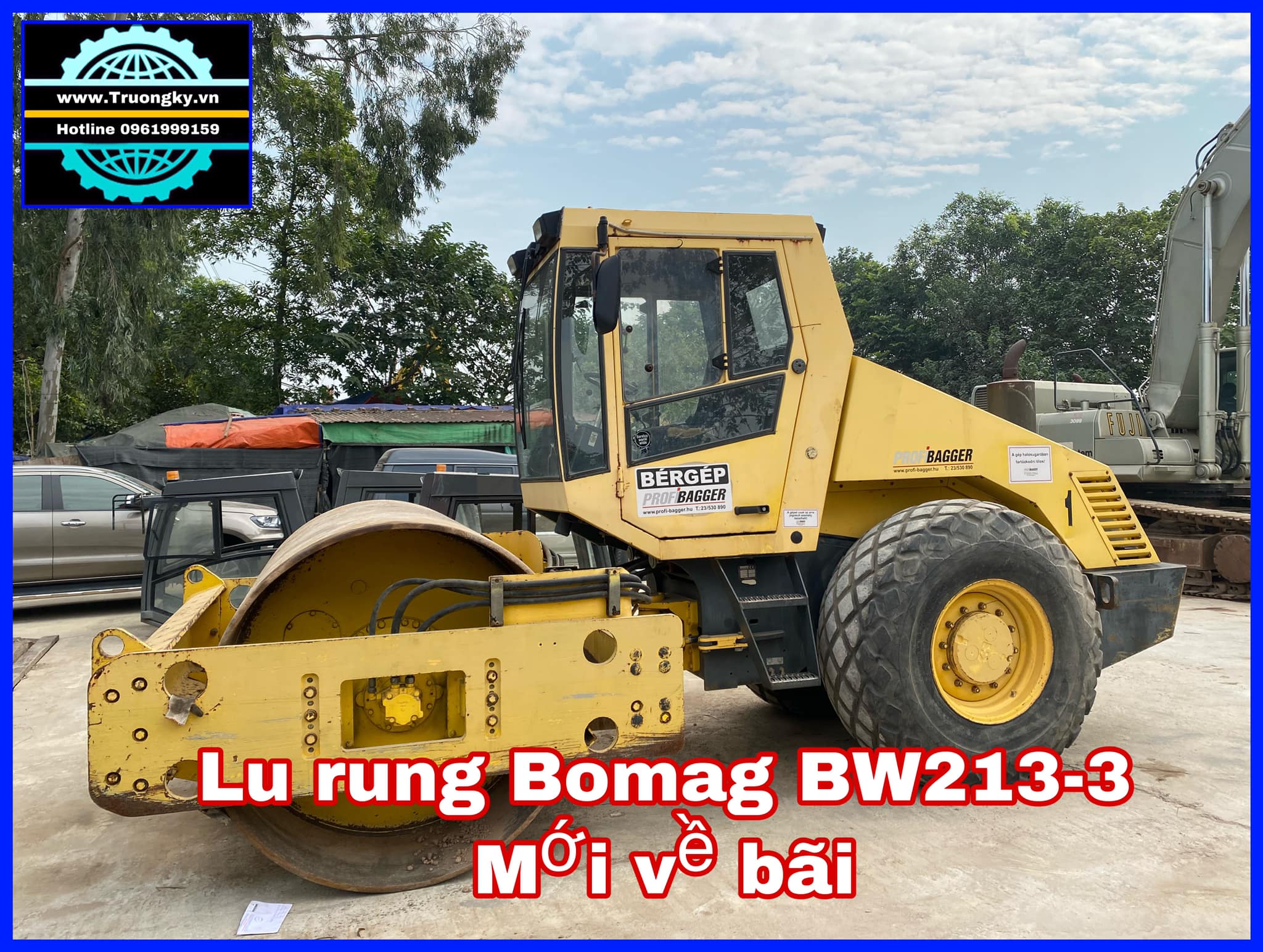 Lu rung 12 tấn Bomag BW213-3 (SOLD)