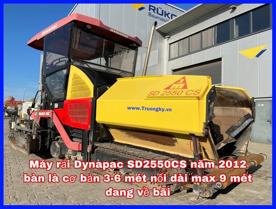máy rải thảm Dynapac SD2550CS giá rẻ