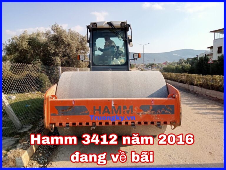Lu rung Hamm 3412 năm 2016 đang về bãi