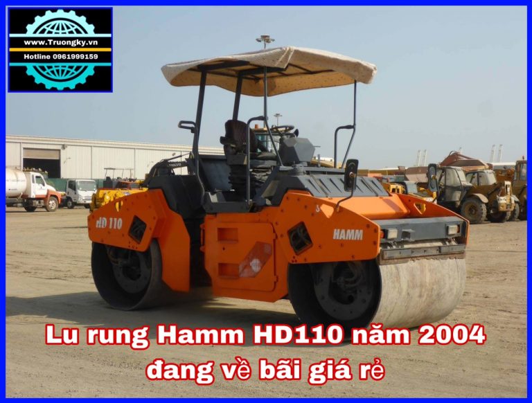 lu rung Hamm HD110 năm 2004 đang về bãi giá rẻ
