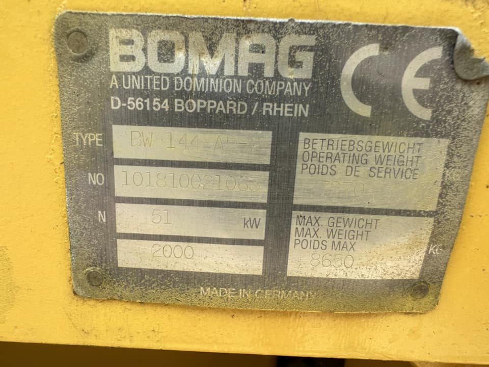 Lu dẫn 7 tấn Bomag BW144 AD – 2 đã về bãi