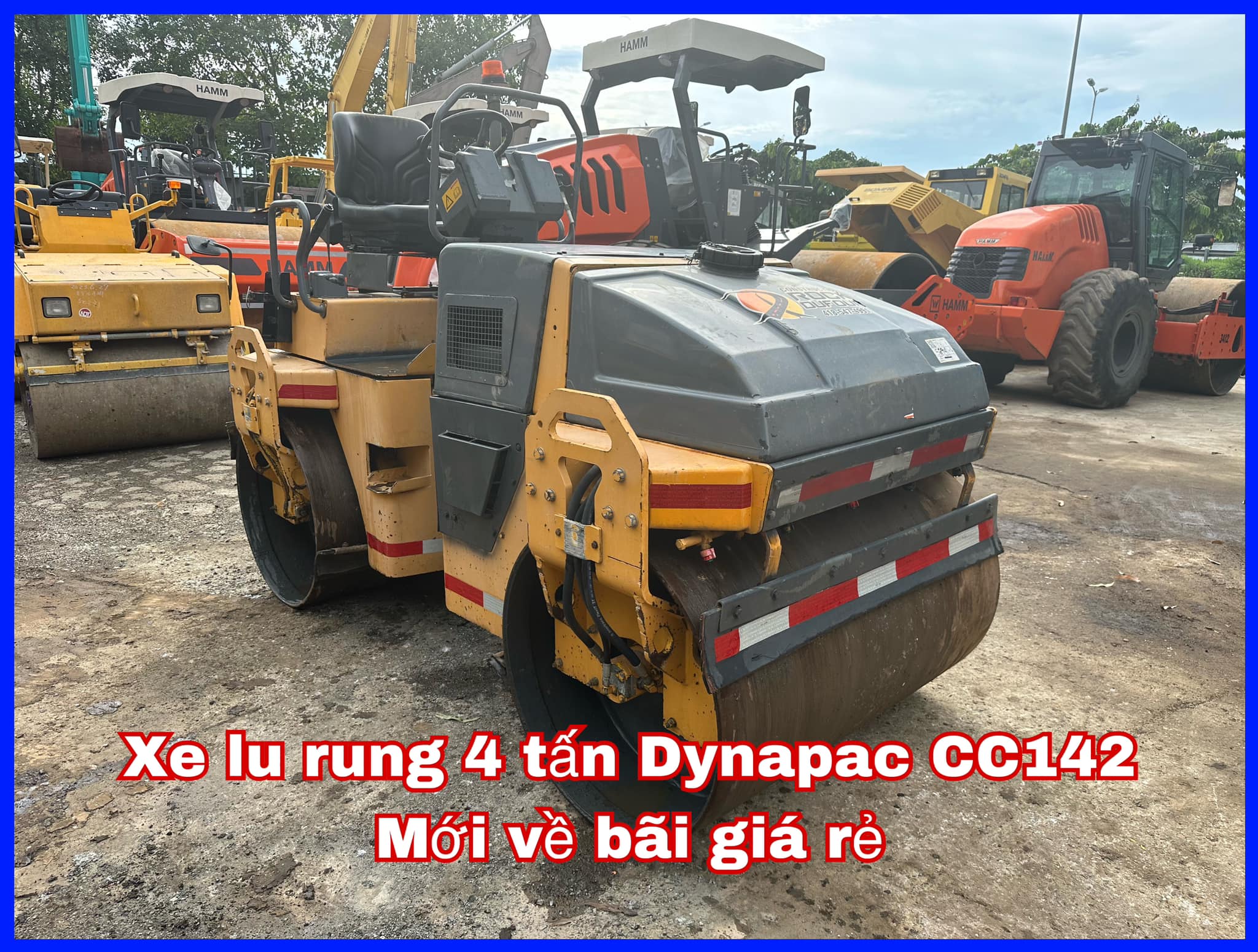Lu rung 4 tấn Dynapac CC142