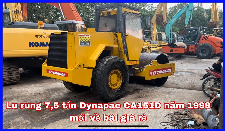 Lu rung 7 tấn Dynapac CA151D đã về bãi giá rẻ